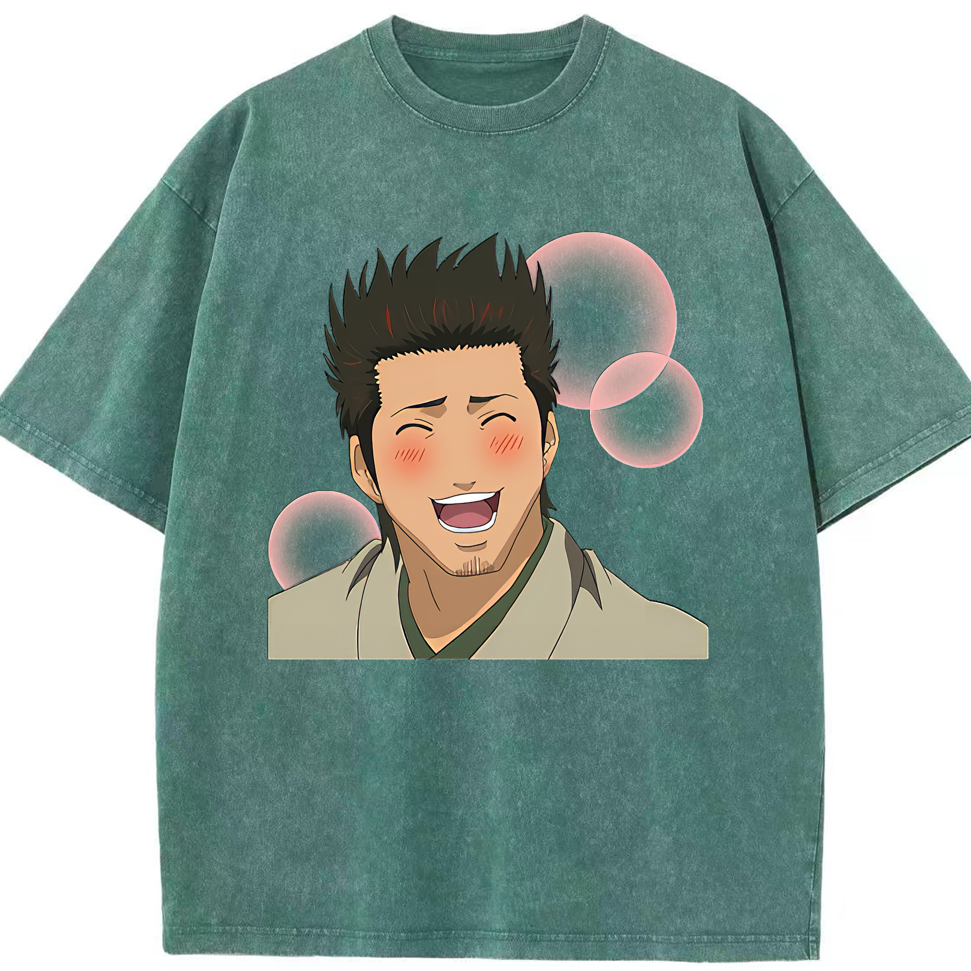 （画像用） ぎんたま 坂田銀時（さかたぎんとき） 神楽 志村新八（しむら しんぱち） GINTAMA Sakata Gintoki Kagura Shimura Shinpachi 綿100% ヴィンテージ風 半袖Tシャツ（フロントプリント）